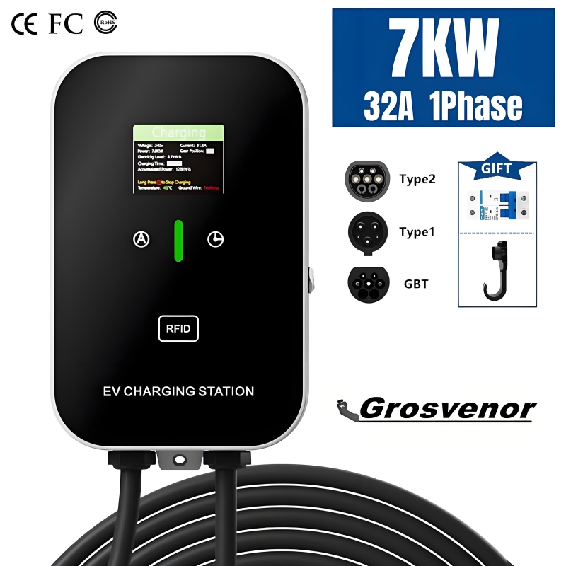 New 7KW Type2 Electric Vehicle - Wallbox Ev recension och pris